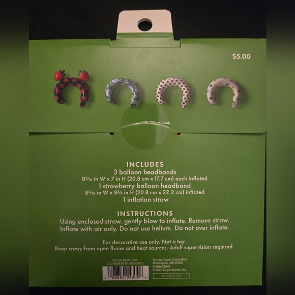 NIP Kate Spade New York x Target Limited Edition Inflatable Headbands - Picture 2 of 2